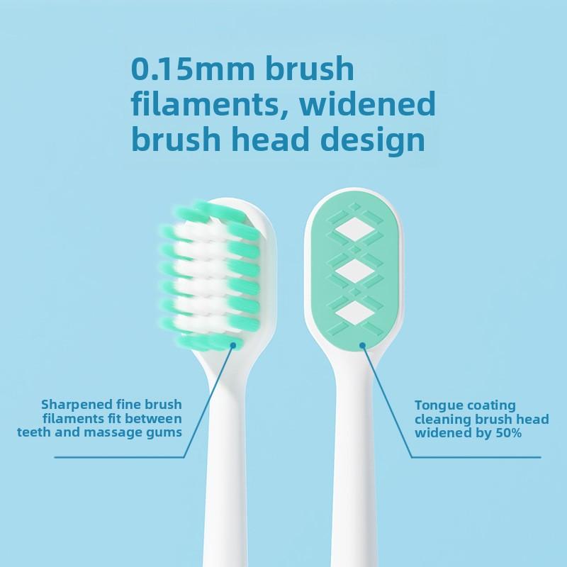 Ultra-fine soft bristle eco-friendly toothbrushes,individually packaged, deep cleaning, convenient for daily cleaning and travel
