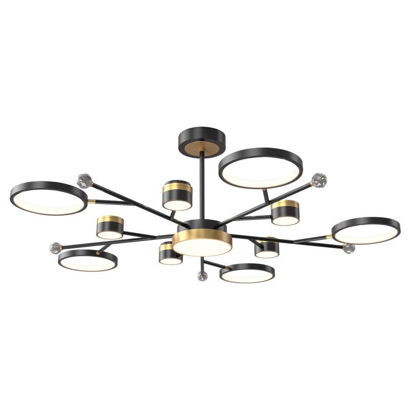 Modern Starry Sky Chandelier: Stylish Ceiling Light for Living Rooms, Bedrooms & Cafes