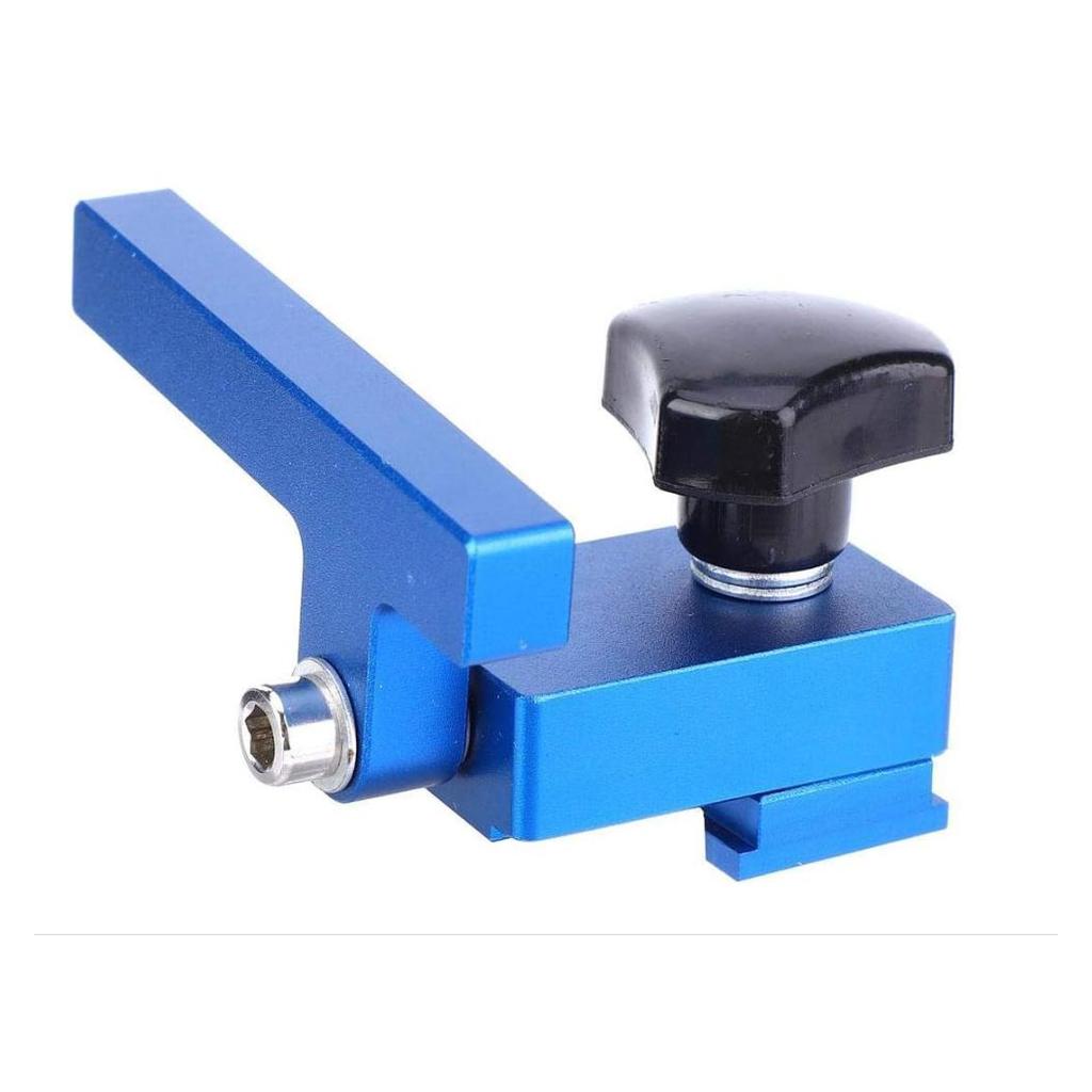 Mitre Track Stopper Limited Blocks Aluminium Alloy Miter Track Jig T-Track Stop Tool Woodworking Sliding Groove Stopper Block