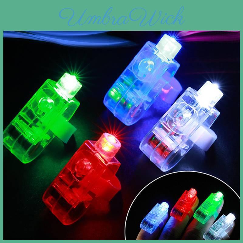 Vibrant Led Finger Lights For Halloween And National Holidays Bulk Party Supplies