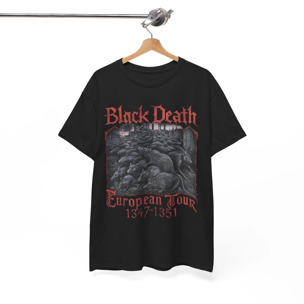 Black Death European Tour Shirt, Plague Rat Shirt, Dark Humor Shirt, Unisex Tee