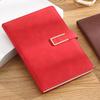 A5 Business Notebook: Customizable Soft Leather with Magnetic Buckle. Perfect for Meetings and Logo Printing.