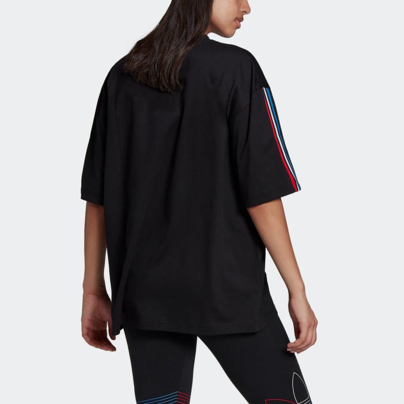 Adidas Originals Oversized Tee T Shirt Women's Black GN2839