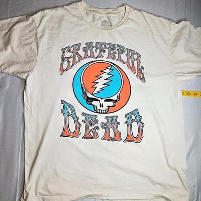 Grateful Dead White T-shirt Size XL #rock #bandtee