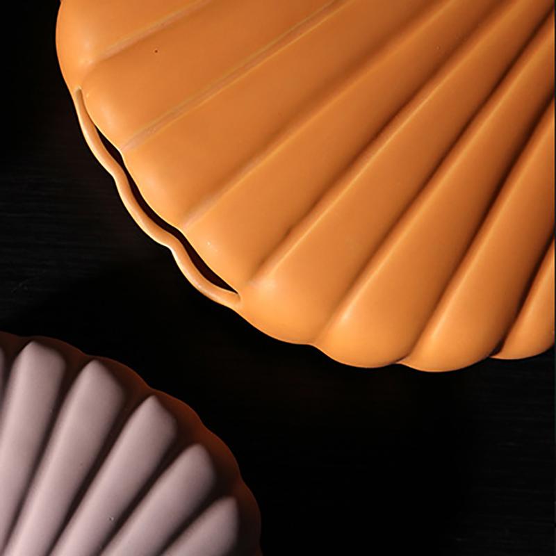 Creative Art Shell Vase Ceramic Hydroponic Vase Flower Arrangement Home Decor Indoor Decoration Desktop Ornaments