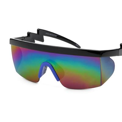 Radfahren Brille Männer und Frauen Trend Rahmen Auge Bent Foot Verbunden Große Rahmen Farbe Sonnenbrille.