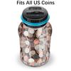 Coin Piggy Bank Saving Jar, Coin Counter with LCD Display Large Capacity Money Saving Box for All US Coins