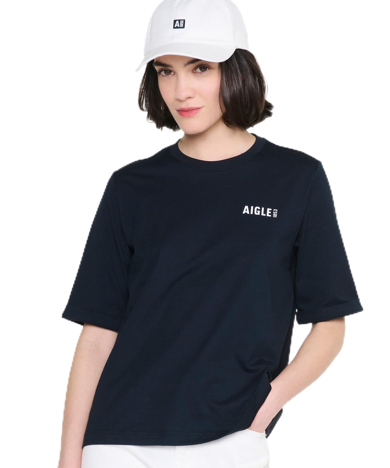 

Aigle Official ZTFAT50 Logo Print Black Women s Moisture-Wicking, Quick-Drying T-Shirt, чёрный