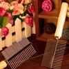 Pet Hair Grooming Accessories Wooden Handle Cat Dog Hair Comb Stainless Steel Pet Massage Hair Trimmer Comb Easy Cleaning Brush
