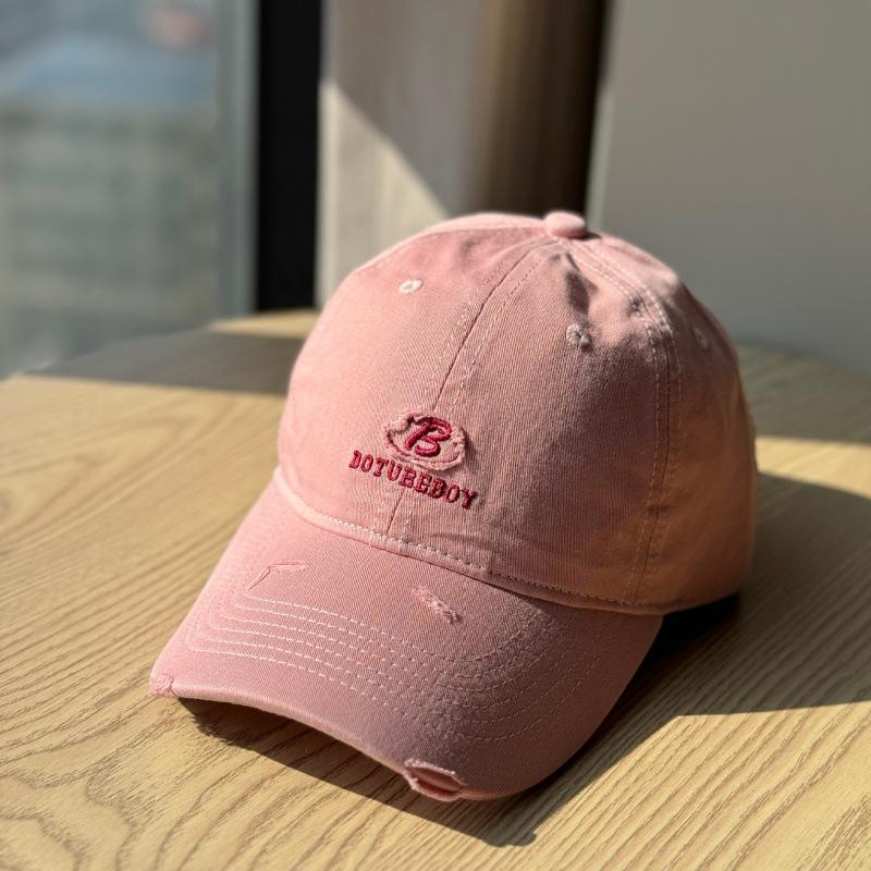 Spring And Summer Sunscreen Versatile Face Small Sunshade Soft Top Baseball Cap Children Embroidery Cap Men