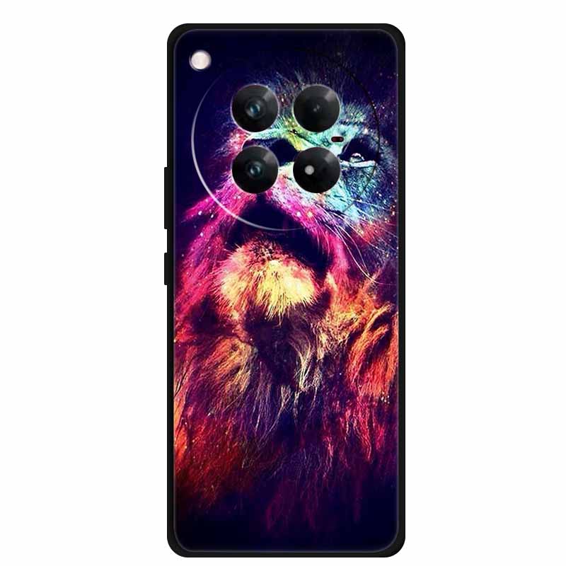 For Infinix Zero 40 5G Case Black Silicone TPU Painted Planet Cover Luxury Animal Case For Infinix Zero 40 4G Luxury FlowerFunda