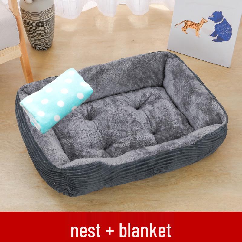 Winter Warm Pet Bed: All-Season Dog & Cat Nest Mat