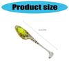 20Pcs Paddle Tail Swimbaits 5cm 1.2g Artificial Baits T Tail Swim Baits for Saltwater Soft Fishing Lures