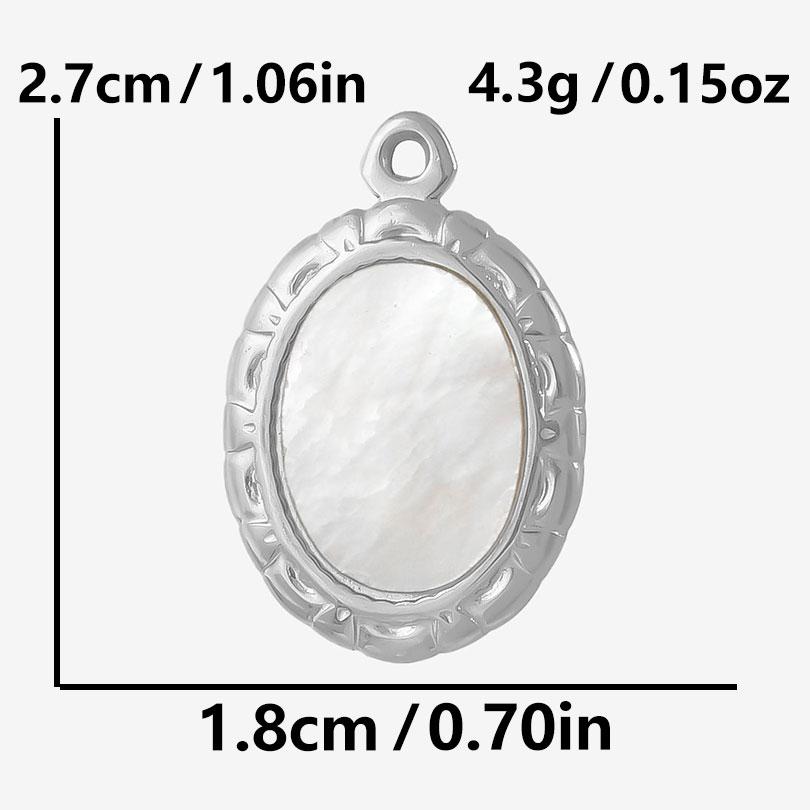 4Pcs No Fade Metal Stainless Steel Charm Real Natural Abalonewhite Shell Angel Sun Connector Charms For Jewelry Making Supplies