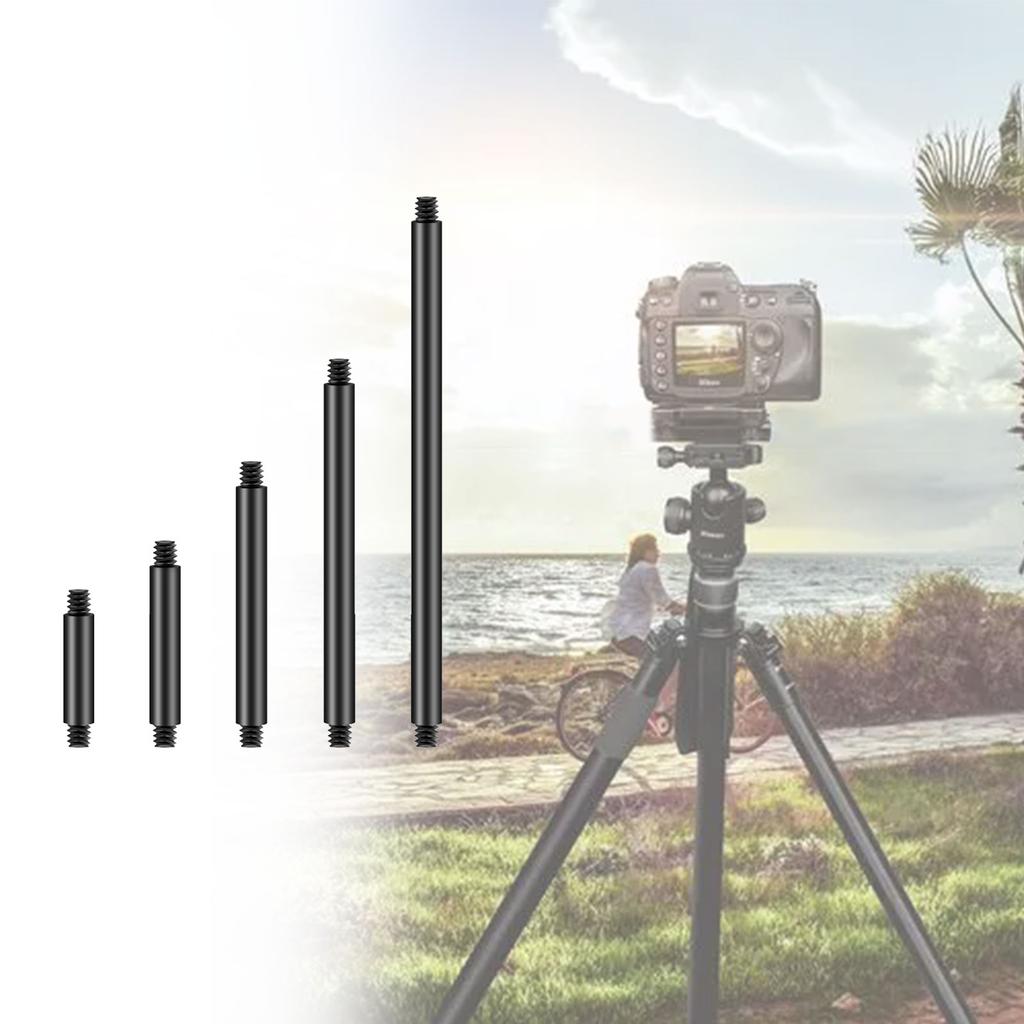 24mm-144mm Long Rod Male 1/4 To Male 1/4 Thread Mount Connecting Screw for DSLR Camera Photo