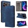 Étui à rabat compatible avec ZTE nubia A57 Étui de protection avec fermeture magnétique Portefeuille Étui de téléphone en cuir