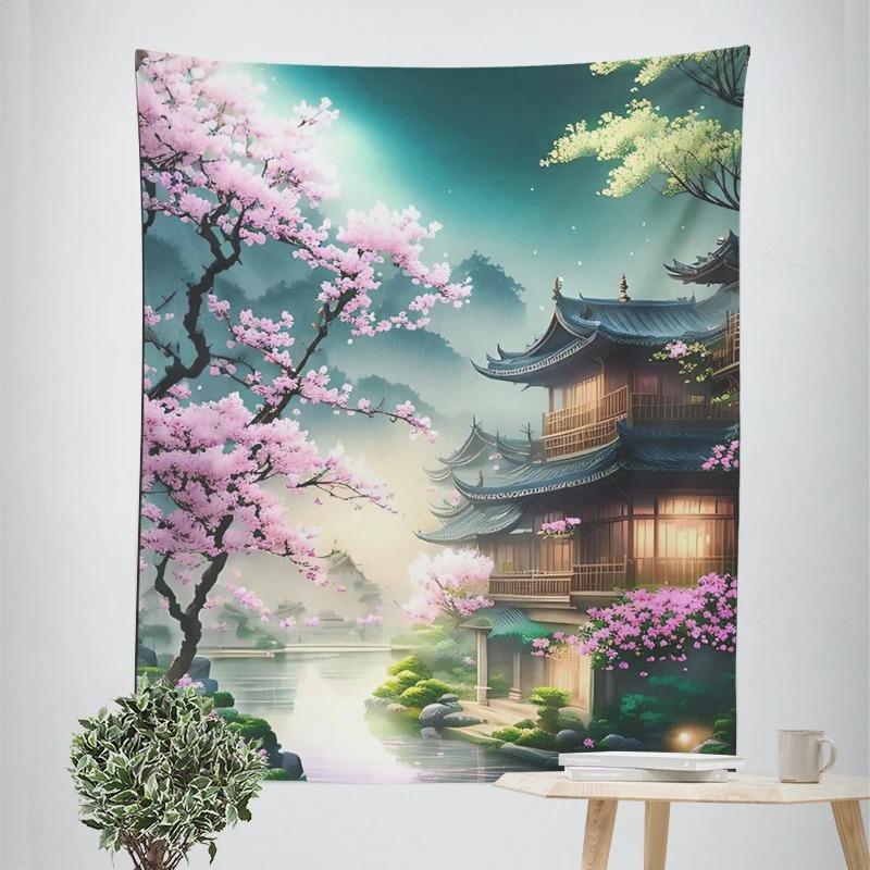 

Китайский стиль ретро украшение дома гобелен украшение дома офис гостиная гобелен 230x180cm