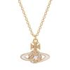 Empress Dowager High Version Diamond Saturn Pendant Necklace - Sweet, Cool Clavicle Chain, Xiaohongshu Celebrity Style