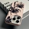 For Iphone 11 Pro Max Case Black Coconut Tree Protective Cover For Iphone 15 14 17 Plus 13 Air 12 16 Cover Funda
