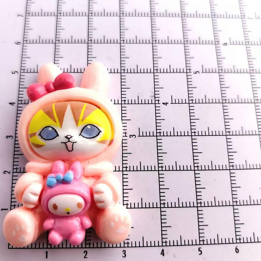 Cartoon Cat Cosplay Sanrio Resin Accessories DIY Phone Strap Keychain