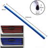 10Pcs Colorful Car Air Conditioner Vent Outlet Trim Decor Strips U Shape Moulding PVC  Colorful Shiny Car Trim Strips Decoration