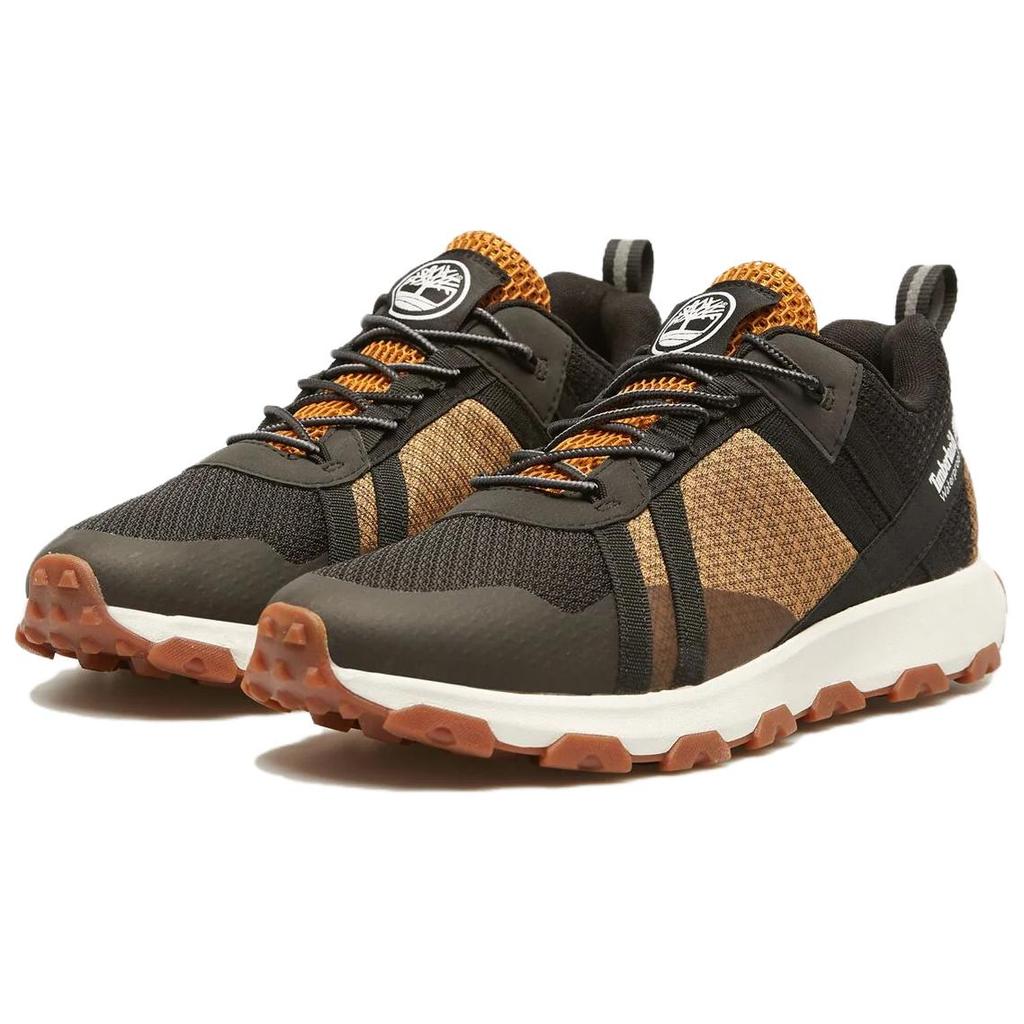 Timberland Winsor Trail Comfortable Simple Slip-Resistant Durable Low-Top Outdoor Functional Shoes Men sneaker Black Brown TB0A6DH2EDM1