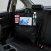 Car seat back storage bag Waterproof Tablet Cup Holder Organizer Oxford cloth strap hook Car anti kick backrest storage bag