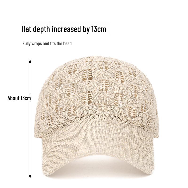 Women's Summer Breathable Mesh Duckbill Baseball Cap - Versatile Outdoor Sun Protection