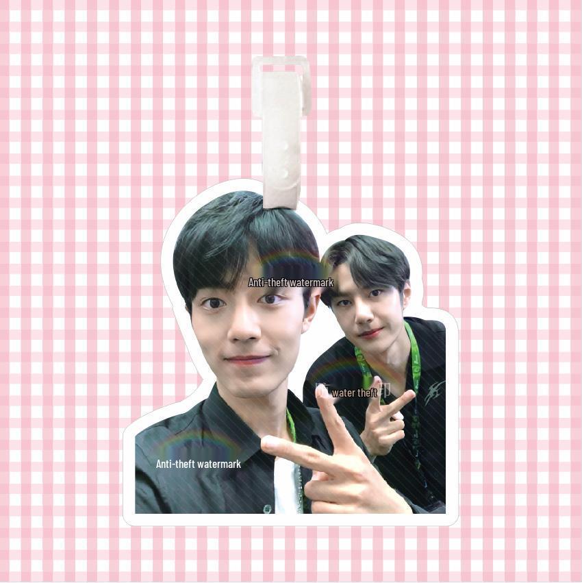 Xiao Zhan & Wang Yibo Keychain: Bojun Yixiao Luggage Tag & Backpack Charm