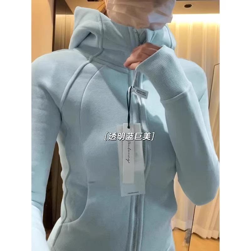 Shandong Jimo sweater top, huge good-looking unique simple flow wear with hooded thin coat