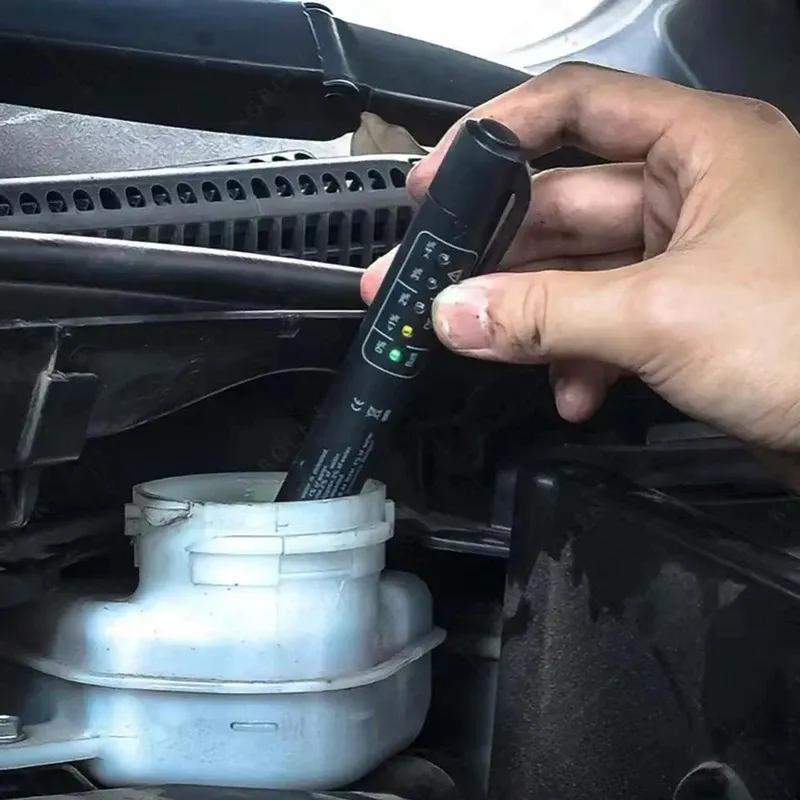 Vehicle Brake Fluid Tester Automotive Brake Fluid Brake Oil Testing Pen With Liquid LED Oil Quality Test Display Testing Tools