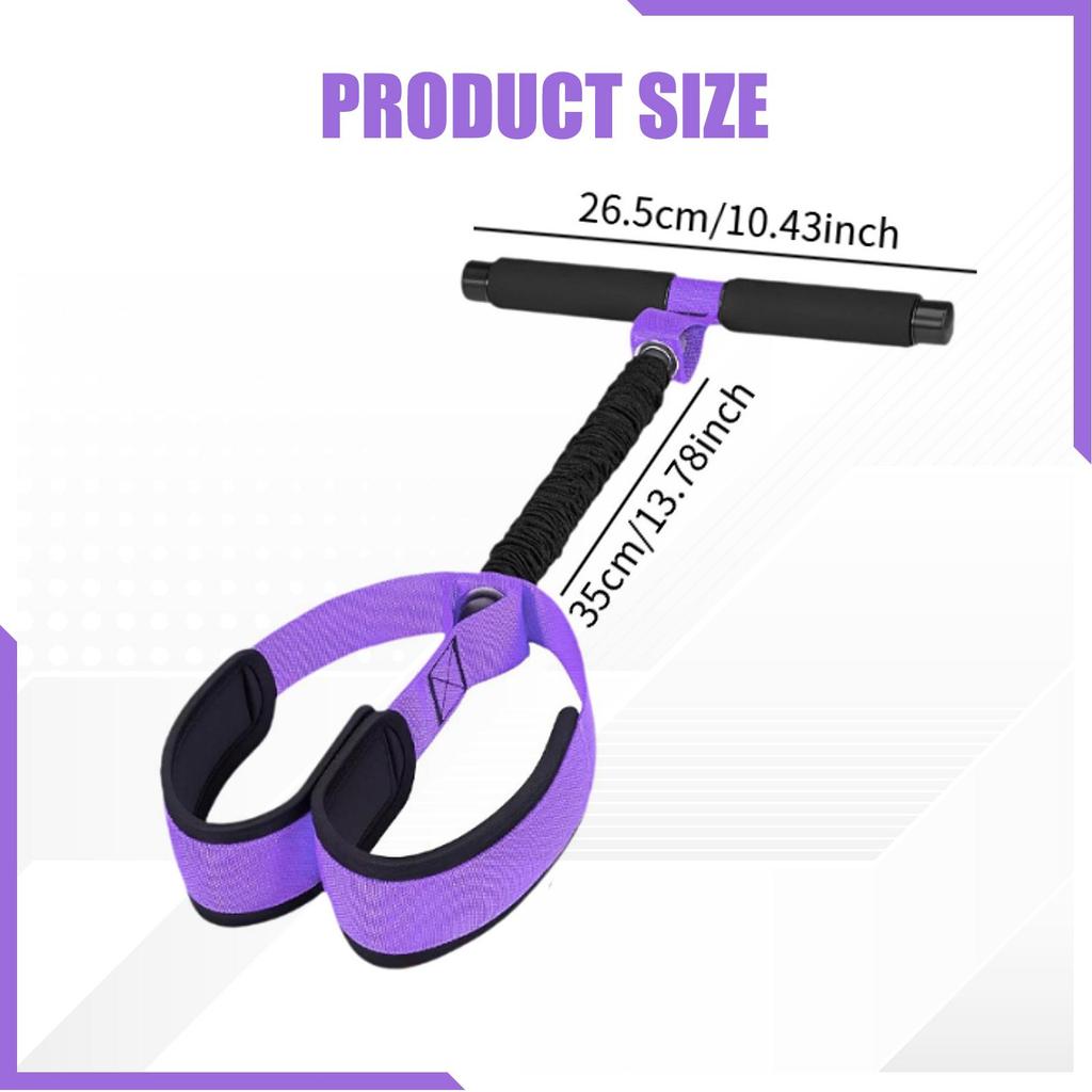 Foot Pedal Resistance Bands Elastic Tension Rope Portable Non Slip Sit Up Exercise Pull for