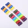 DIY Curved Parachute Bracele 3/8" 10mm Side Release Buckle Webbing Strap Outdoor Camp Paracord