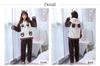 ASHERANGEL Long Sleeve Fluffy and with Pockets and Includes Top and Cute Perfect for Fall and Size 2XL Women's Pajamas, Loungewear, Warm, Hoodie,