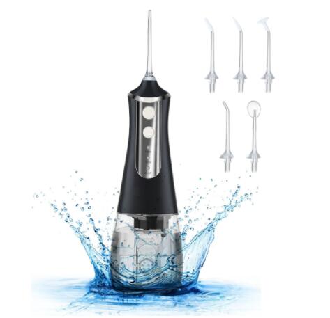 Portable Oral Irrigator Water Flosser Dental Water Jet Tools Pick Cleaning Teeth 350ML 5 Nozzles Mouth Washing Machine Floss