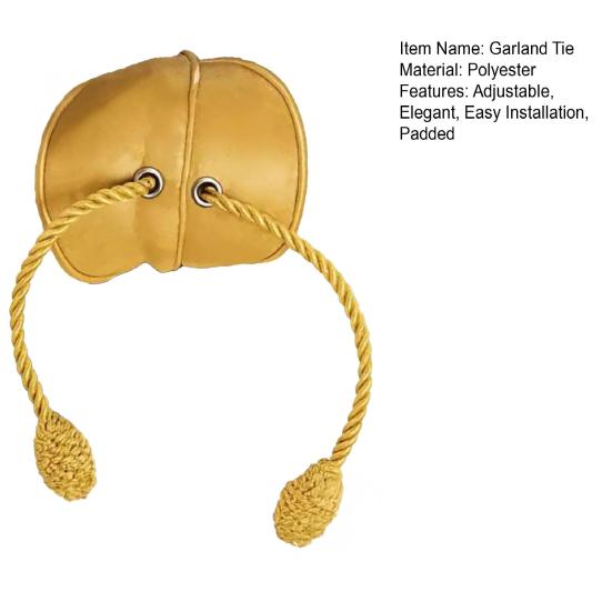 Christmas Railing Protection Garland Ties Adjustable Banister Padded Garland Hanger Non-Slip Wreath Ties for Indoor Staircase