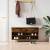 VidaXL Shoe Bench, Shoe Cabinet with 4 Shelves and Legs, Shoe Rack with 2 Drawers Living Room, Modern, 829729