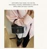 Women's Fashion Square Lock Chain Crossbody Bag