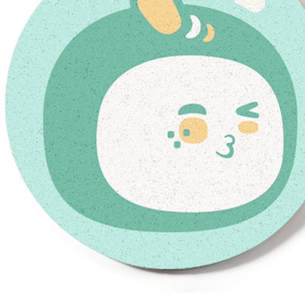 Scrub Sponge Cartoon Wood Pulp Cotton Compressed Absorbent Dishwashing Sponge for Kitchen Pot