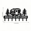 Happy Camper RV Metal Key Holder, Welcome To Our Camper Wall Hook