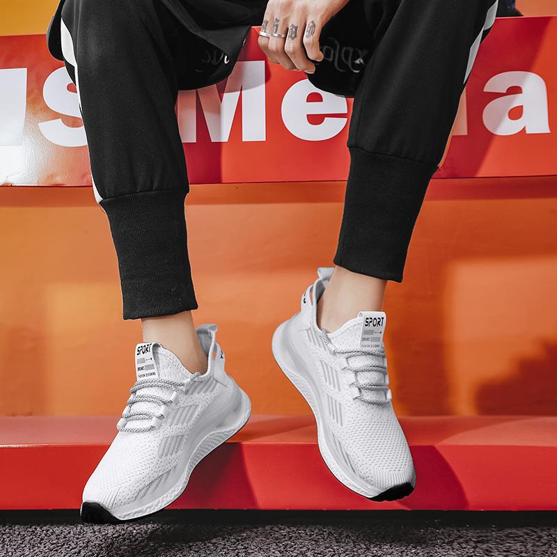 Herren Sportschuhe Neuer Klassischer Stil Tennis Schnürschuhe Hohe Qualität Bequem, Atmungsaktiv, Rutschfest, Langlebig Herren Freizeitschuhe