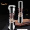 Stainless Steel Salt Grinder Adjustable Coarseness Easy To Clean Double Head 2 In 1 Grinder for Seasoning