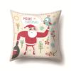 Christmas Series Polyester Pillows Santa Multi-platform Christmas Elk Pillow Cover