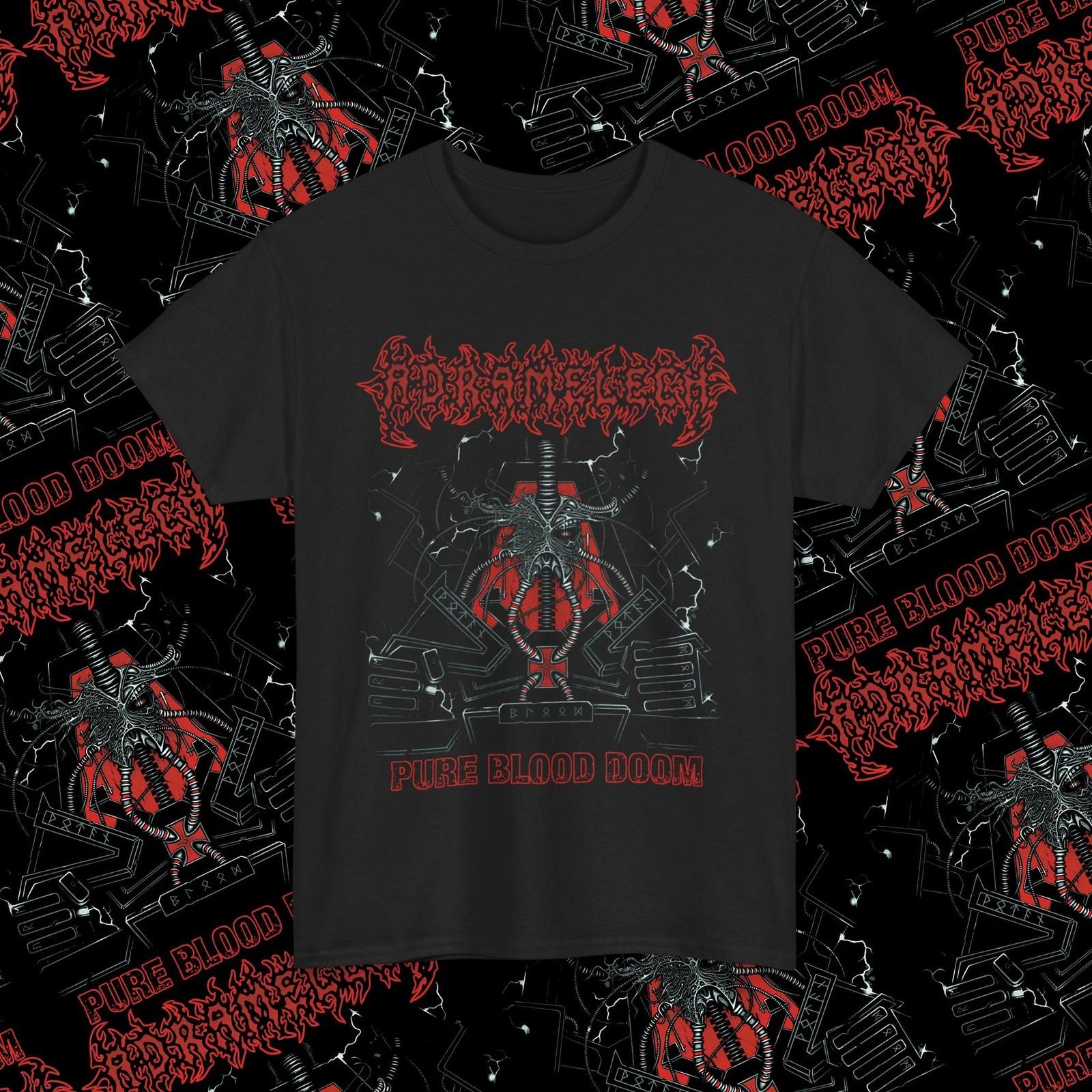 Adramelech “Pure Blood Doom” Death Metal Band T-Shirt, Finnish Death Metal Shirt L