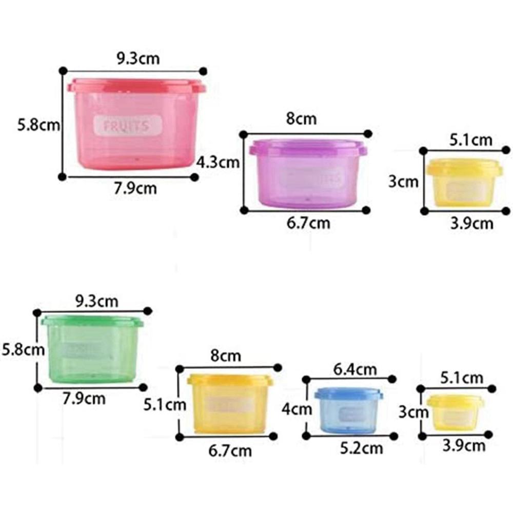 Control Keep Fit Storage Organizer Portion Control Meal Measure Dish Lose Weight Food Container