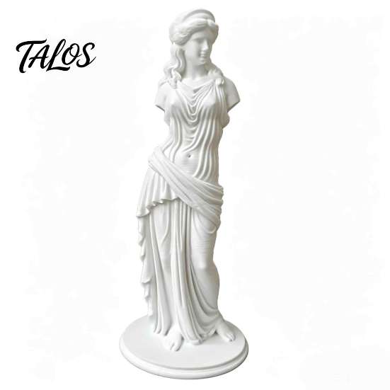 Greek Style Table Ornament 3D Printed Minimalist Goddess Sculpture, Retro European Armless Statue, Classical Photography Prop Statue Art Figurine for