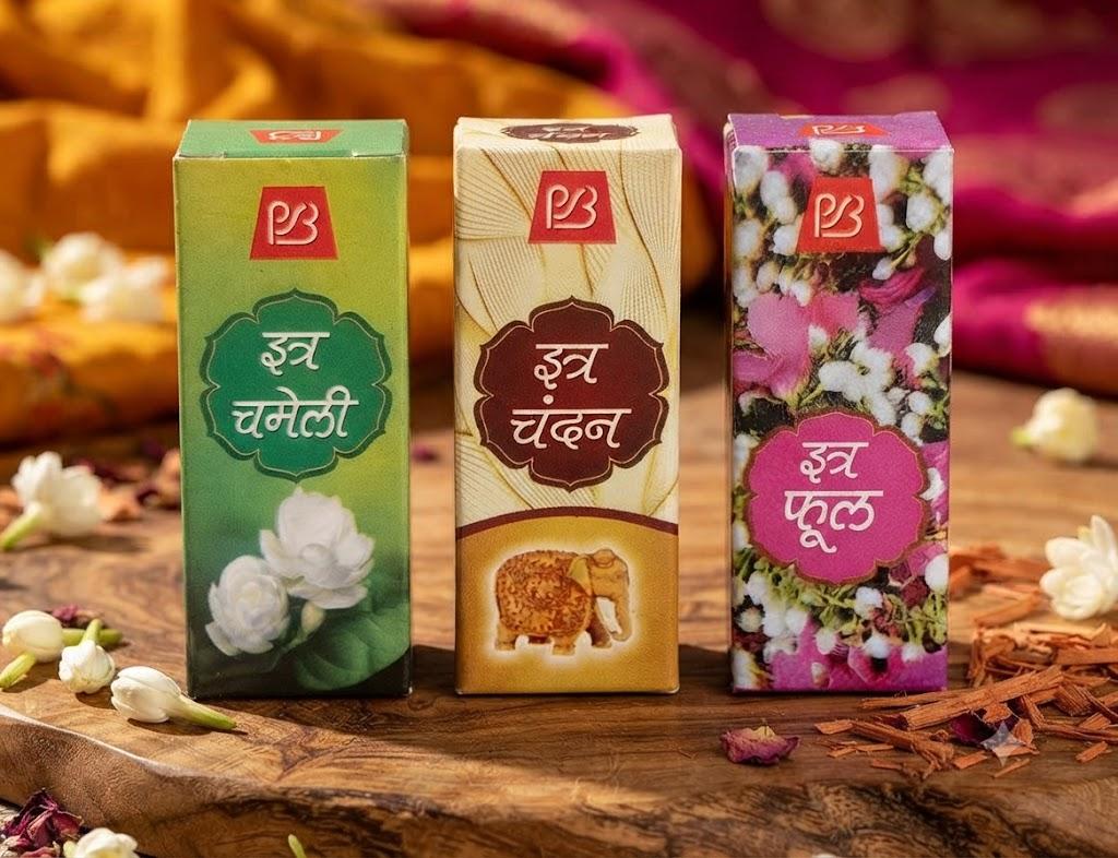 Jasmine, Sandal & White Full Attar Combo – Pack of 3 (3ml Each) | Alcohol-Free Concentrated Perfume Oil