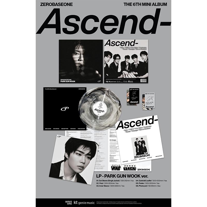 [Pre-order] ZEROBASEONE - 6th Mini Album [ASCEND-] LP Ver. (Limited Edition)
