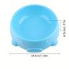 Dog Bowls for Food and Water Pet Dish with Non-Slip Base Cute Candy Color Plastic Feeder for Puppy Cat Slow Eat Bowls Easy Clean