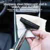 Telescopic Handle Wiper for Car Rearview Mirror Wipe Water Long Handle Front Window Mist Cleaner Clean Dirt Car Cleaning Tool